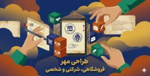 طراحی مهر فروشگاهی، شرکتی و شخصی